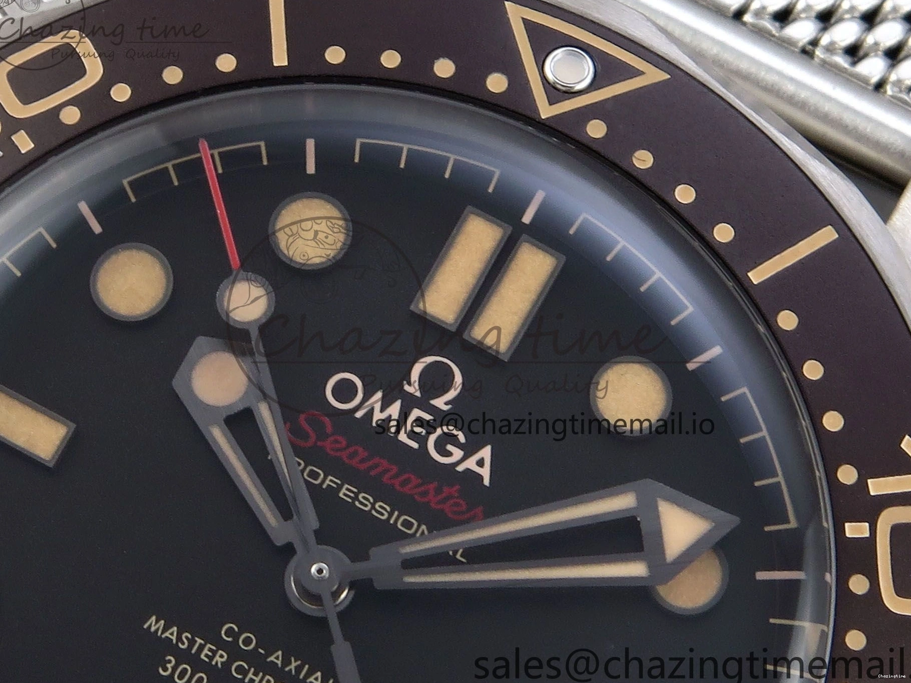 0323 Original Seamaster 300 “No Time to Die” Limited Edition VSF 1:1 Best Edition on SS Mesh Bracelet A8806(Free Nato) V 7679